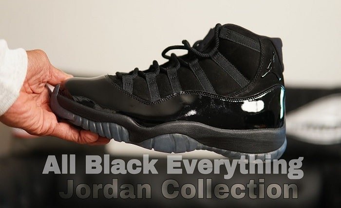 All Black Jordans