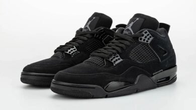 Kids Black Cat 4s